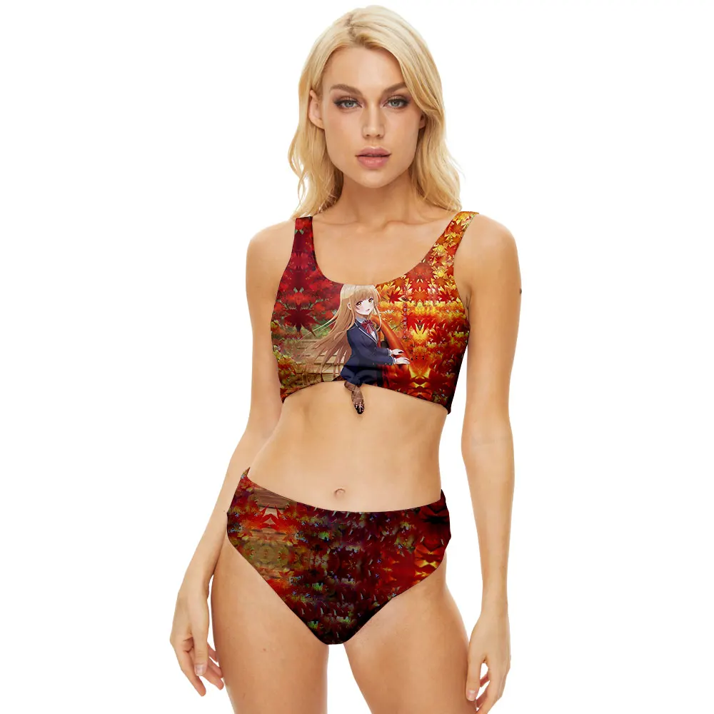 

The Angel Next Door Spoils Me Rotten Sling Bikini Swimsuit Women Two Piece Beach Swimwear