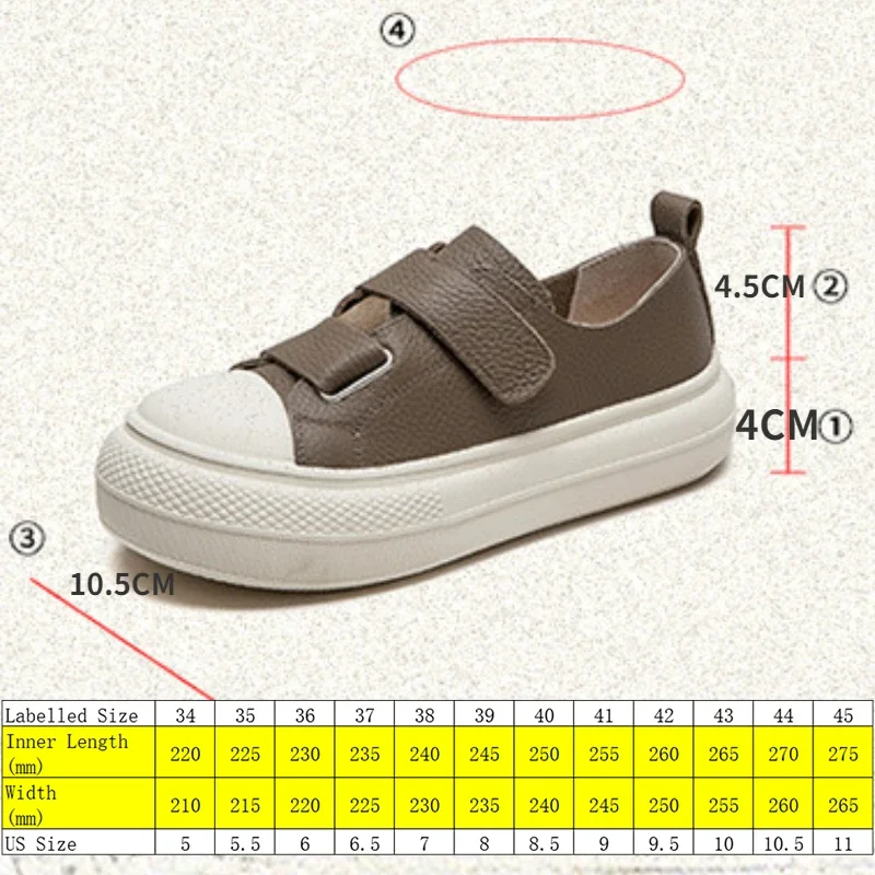 Koznoy/женские удобные весенние кроссовки на платформе из натуральной кожи