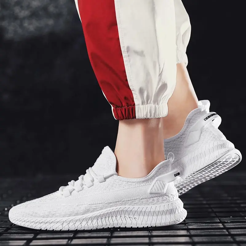 

Мужские кроссовки для бега, спортивная обувь на платформе, Мужские дышащие сетчатые кроссовки, мужская обувь, дышащая Спортивная обувь на п...