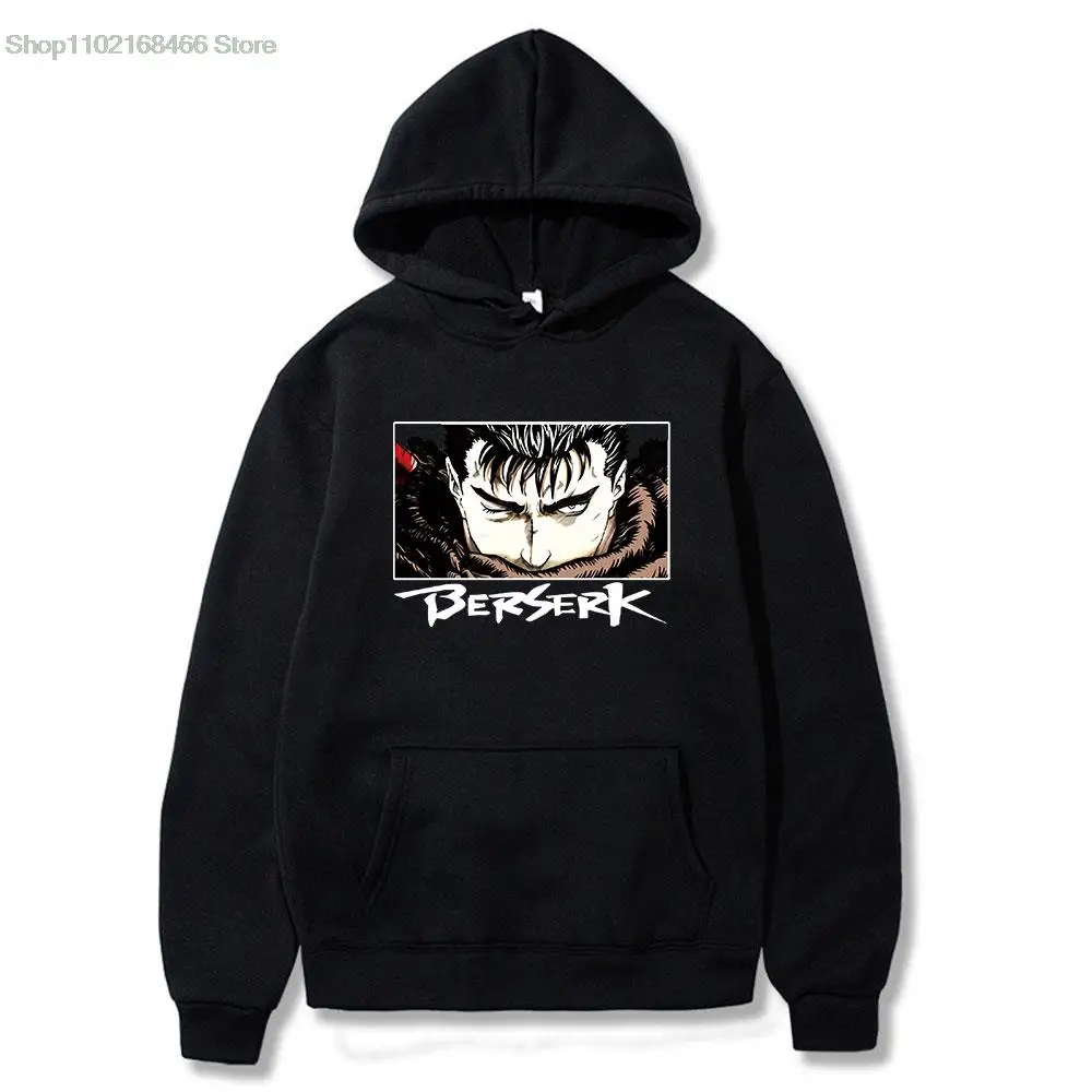 

Hipster Men Clothes Femto Round Collar Clothing Berserk Guts Griffith Behelit Manga Original Hoodie Oversized Black Sportswears