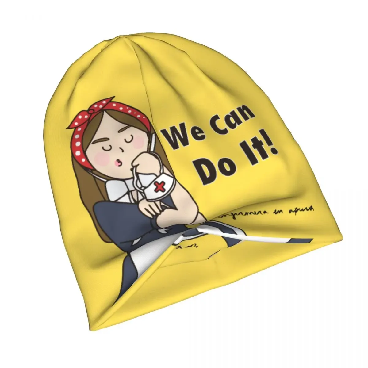 Подарок унисекс для доктора и медсестры зимняя шапка Skullies наряды Enfermera En Apuros