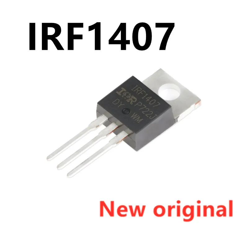

10PCS New original IRF1407 IRF1407PBF TO-220 75V/130A N channel MOSFET field-effect tube straight
