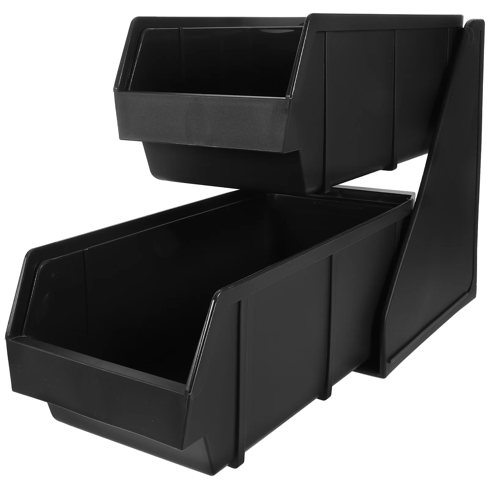 

Tea Coffee Bar Storage Rack Office Snack Tray Organizer Plastic Practical Bag Holder