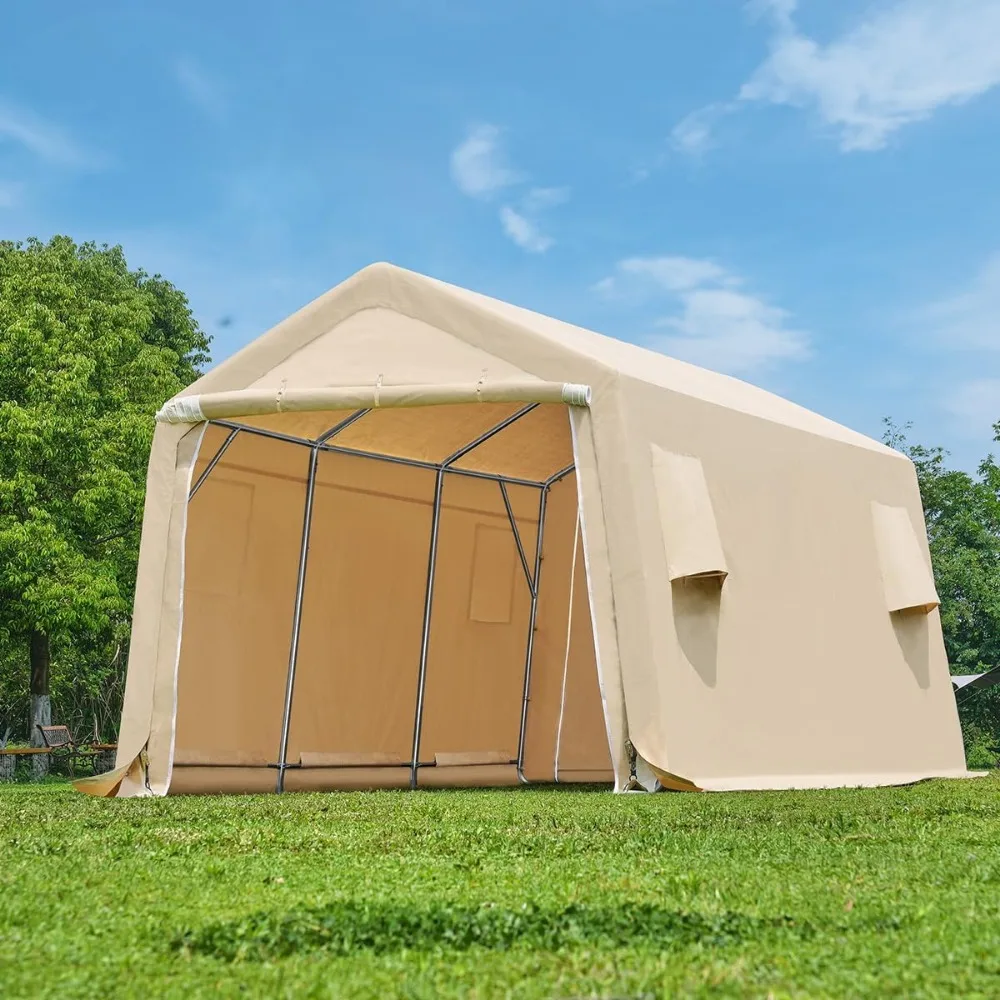 10X20 футов Carport сверхмощный открытый патио противоснежный портативный навес для