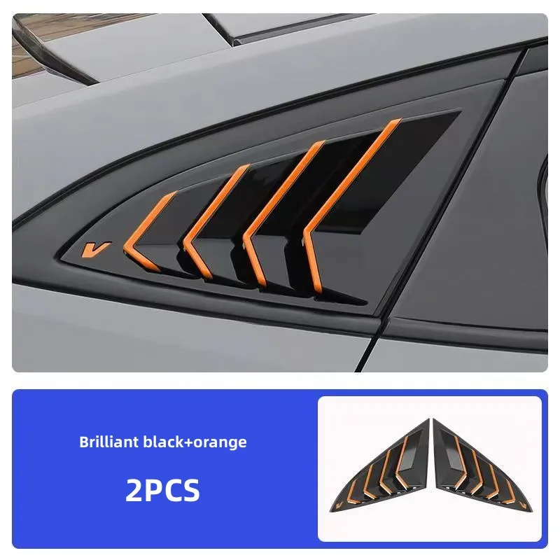 

Задняя треугольная Защитная крышка окна автомобиля, АБС-материал, жалюзи, декоративные наклейки для Changan Univ Uni-v 2022 2023 2024