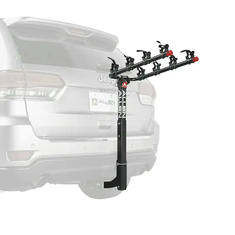 

4-Bicycle Hitch Mounted Bike Rack Carrier, 542RR Road bike accessories Accesorios para scooter electrico Bike storage Rear rack