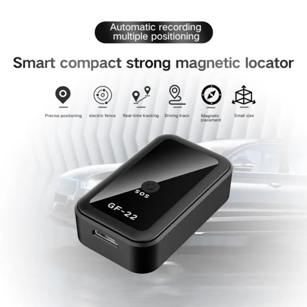 

Mini GPS Tracker GF 22 GPS Anti-Lost Device Tracking Device Locator Recording Support Remote Operation Of Mobile Phone SOS GPRS
