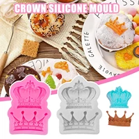 silicone mold cake molding princess queen crown fondant sugar craft cupcake decorating tools clay resin molds