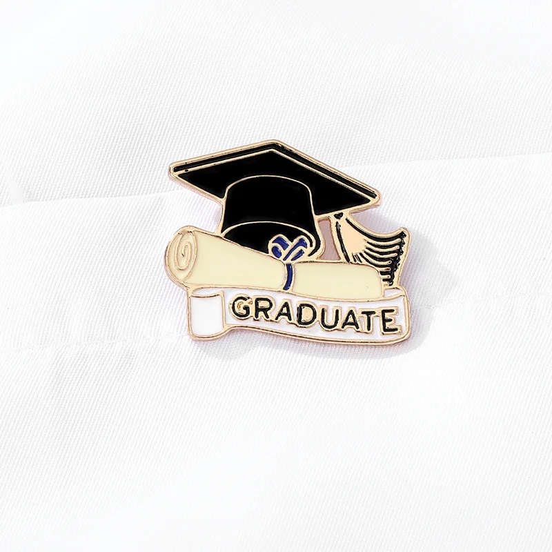 НОВЫЙ Выпускной сезон студенческий значок в форме шапки для студентов
