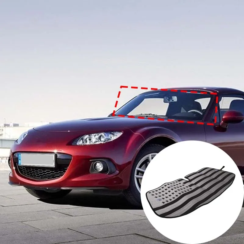 Для Mazda MX-5 NC 2009-2015 композитный материал серебристый автомобильный солнцезащитный