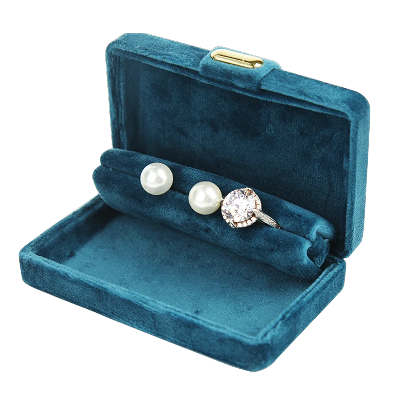 The New Style Jewelry Box Custom Logo Leather Travel Jewelry Case Storage Organizer packaging velvet Jewelry Boxes