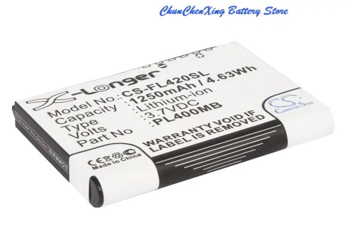 Аккумулятор Cameron Sino 1250 мАч PL400MB PL500MB для Fujitsu Loox 400 410 420 C500 C550 N500 N520 N520c N520p N560 N560C N560e