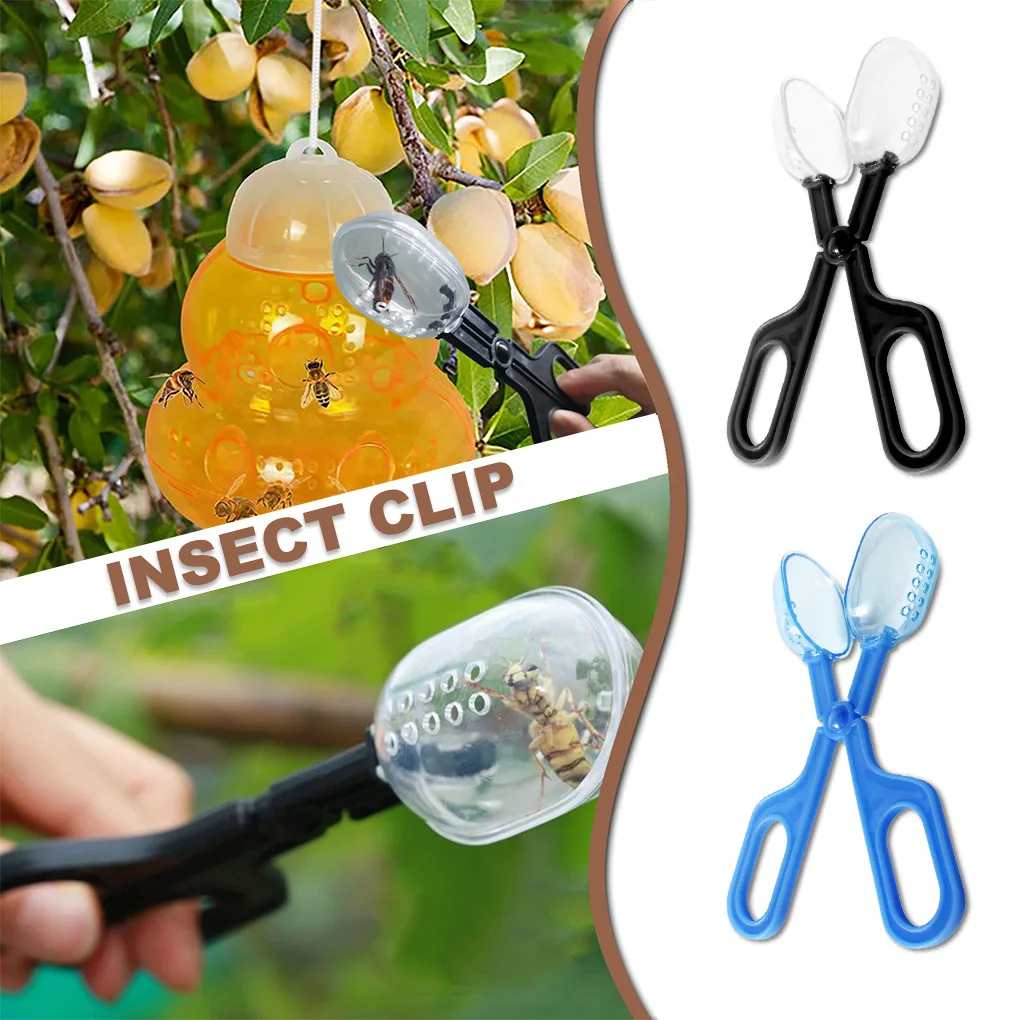 

Portable Transparent Insect Catcher Scissor Indoor Outdoor Beekeeper Bug Scooper Clamp Feeding Tool Tweezer