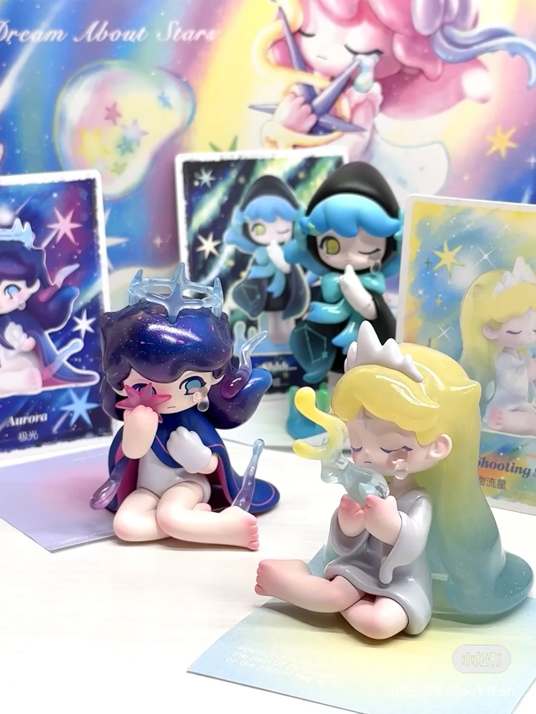 POP MART AZURA A Dream On Stars Series Blind Box Kawaii Аниме Фигурка Коллекционная Милая Кукла Модная
