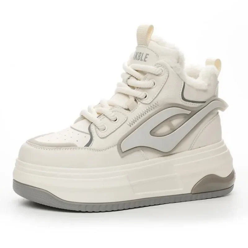 Женская обувь высшего качества из натуральной кожи 7 см женская 2024 осенние теплые