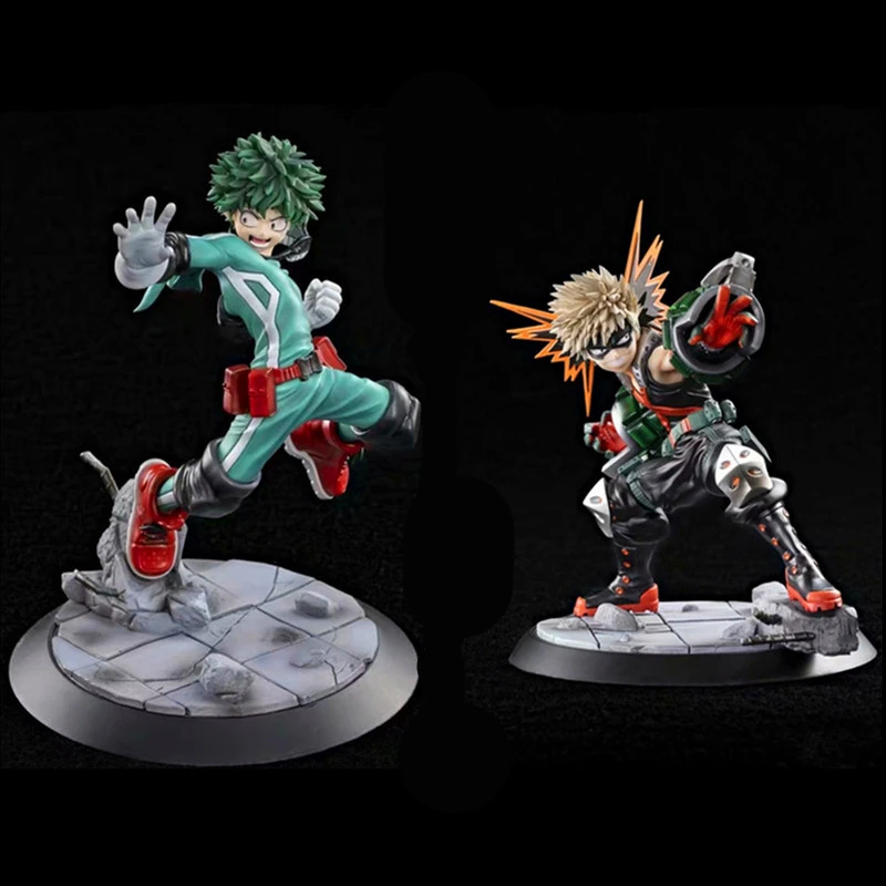 

Bakugou Katsuki Figure Anime My Hero Academia Figurine Midoriya Izuku Action Figure Deku Statue PVC Model Toys Figures Gifts