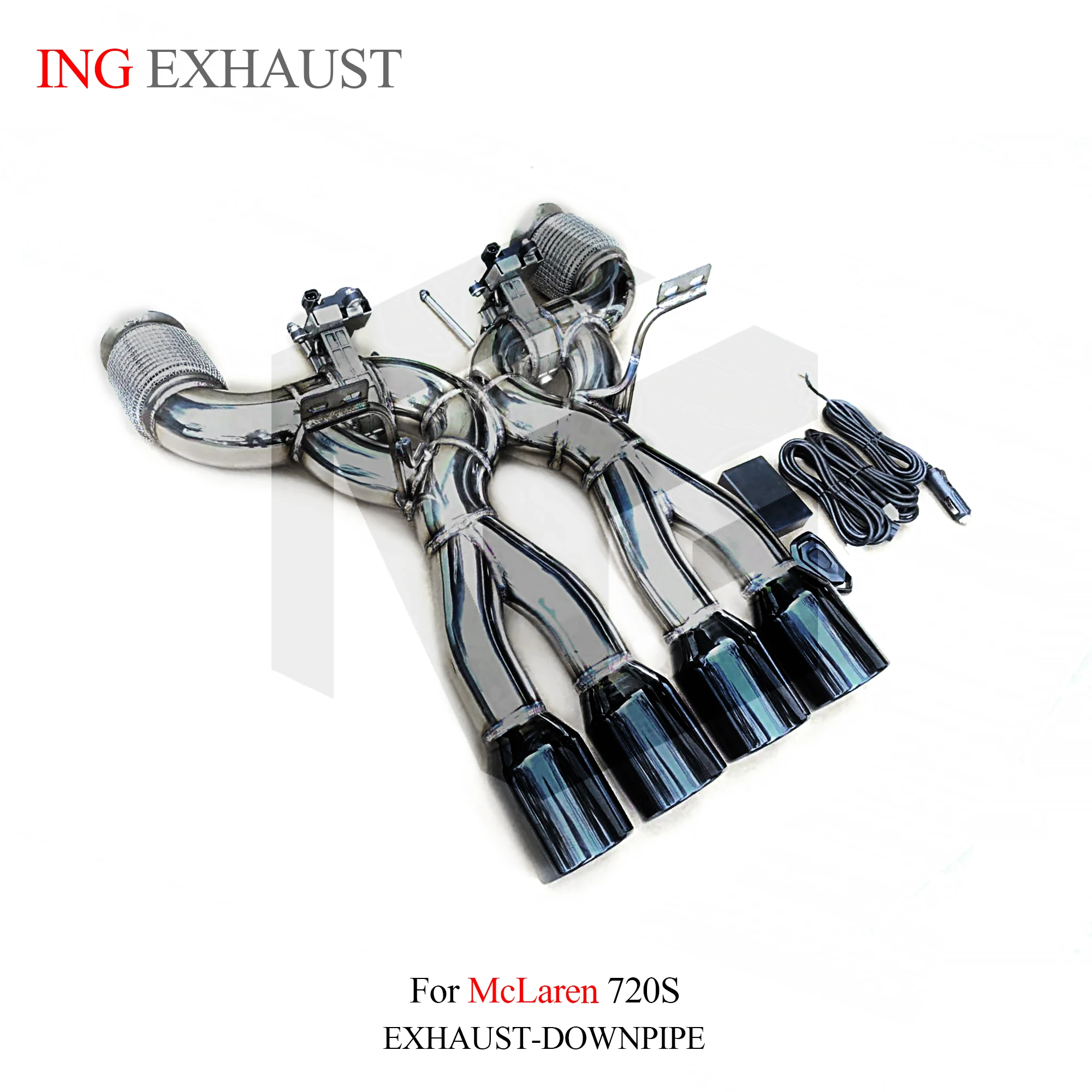 ING из нержавеющей стали 304 выхлоп Boost Catback для Mclaren 720s 4 0 T задние двойные
