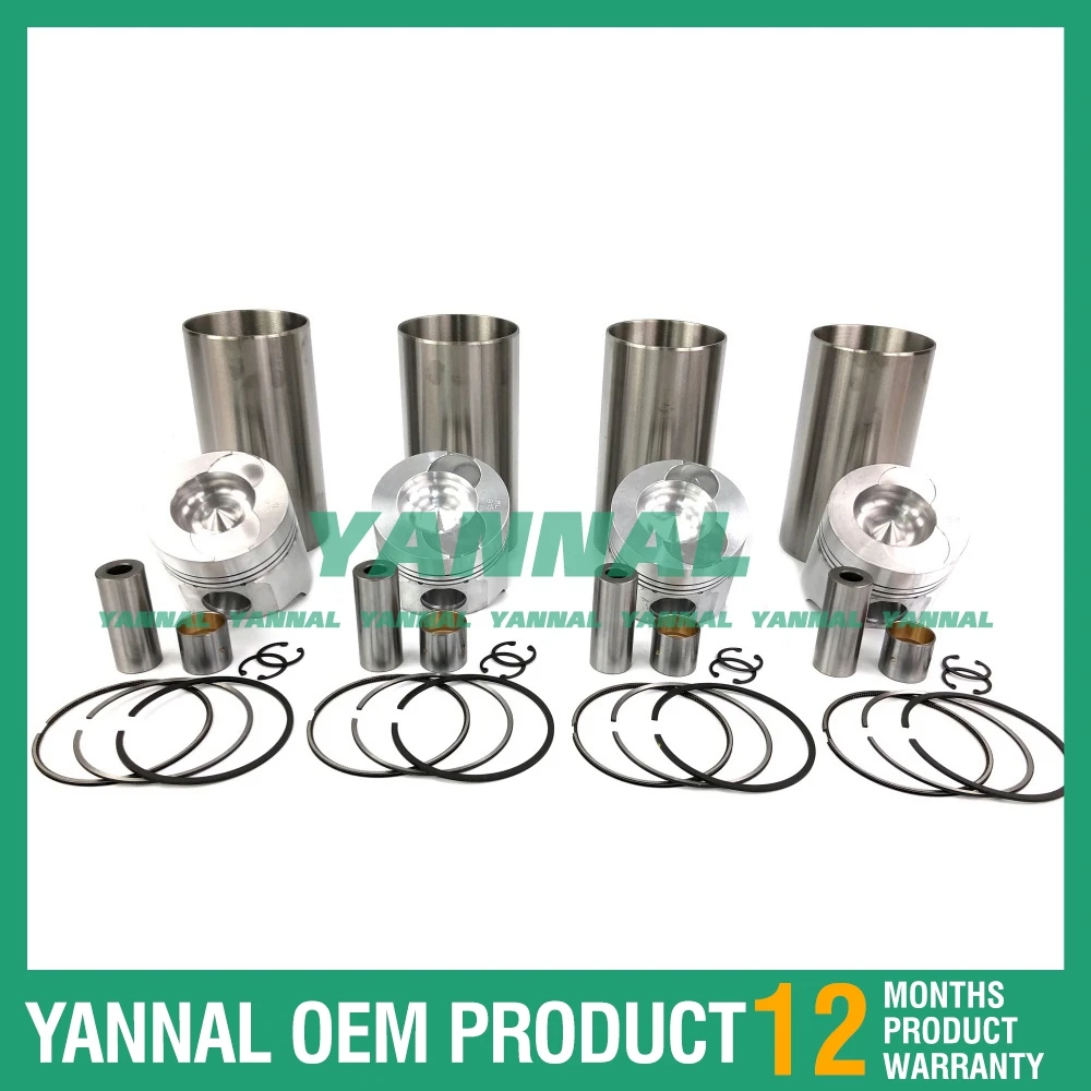 Комплект гильз цилиндра для двигателя Yanmar 4TN100