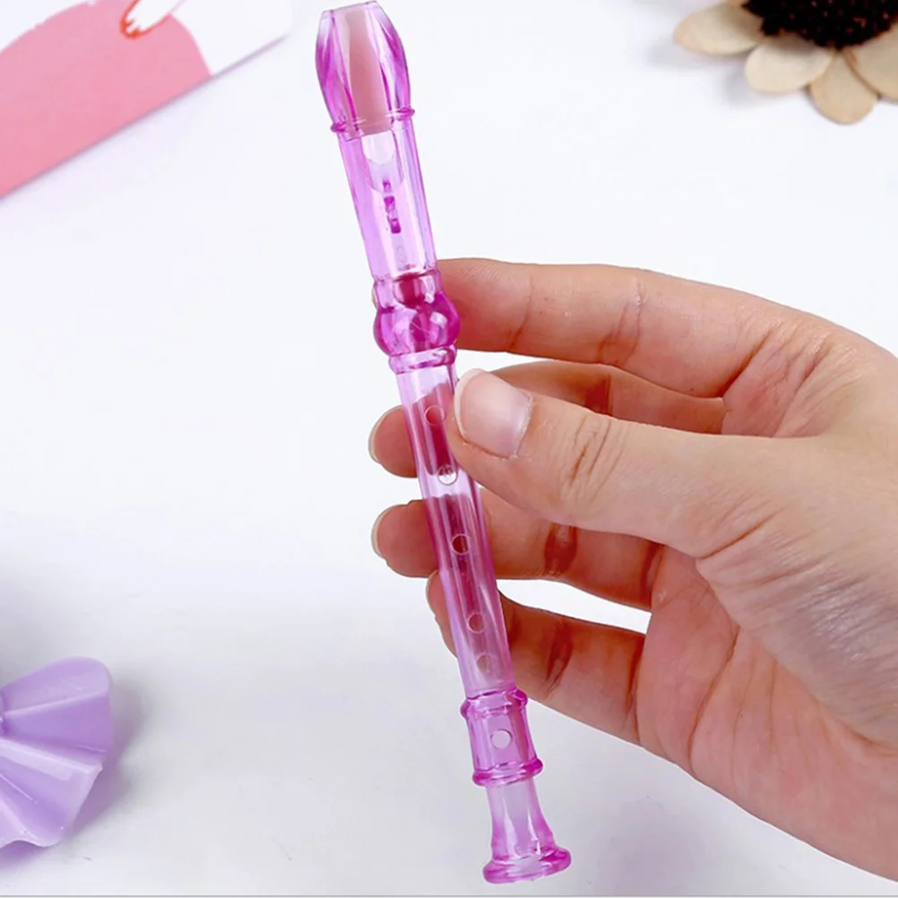 Мини-кларнет с 6 отверстиями и прозрачной канавкой 4 шт.