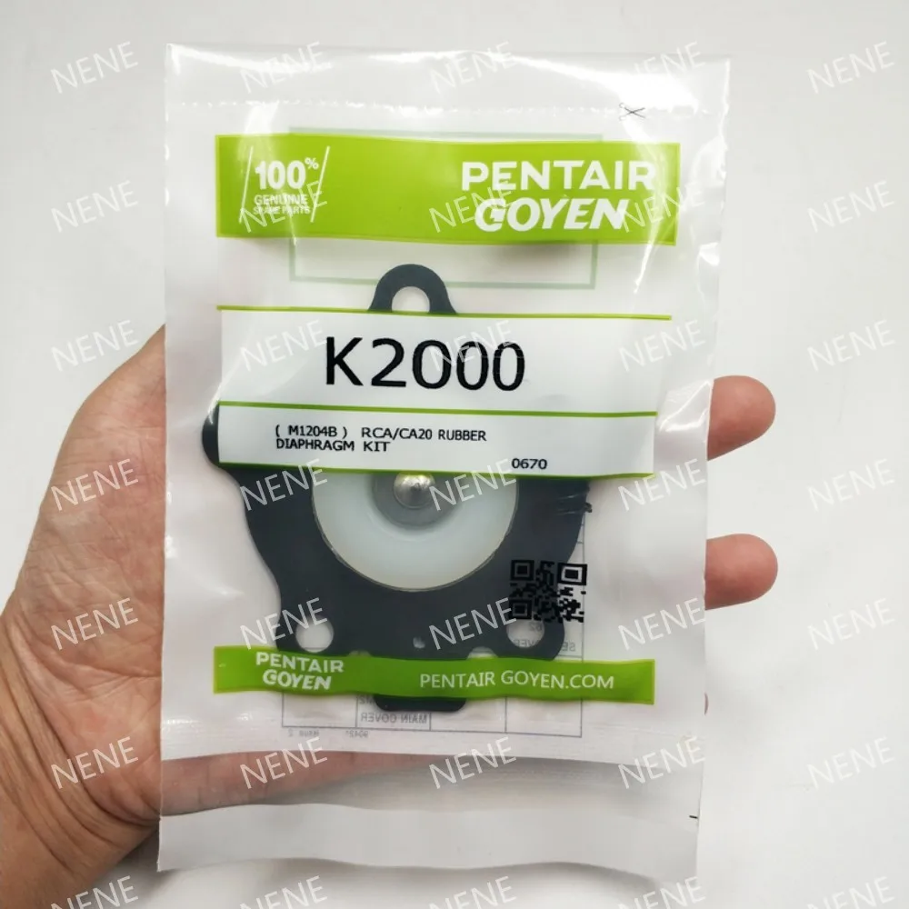Фото Ремкомплект диафрагмы GOYEN K2000 K2002 для импульсных клапанов CA20T/DD RCA20T/DD, 3/4 дюйма, нитрил-каучук, нейлон, в палете №1