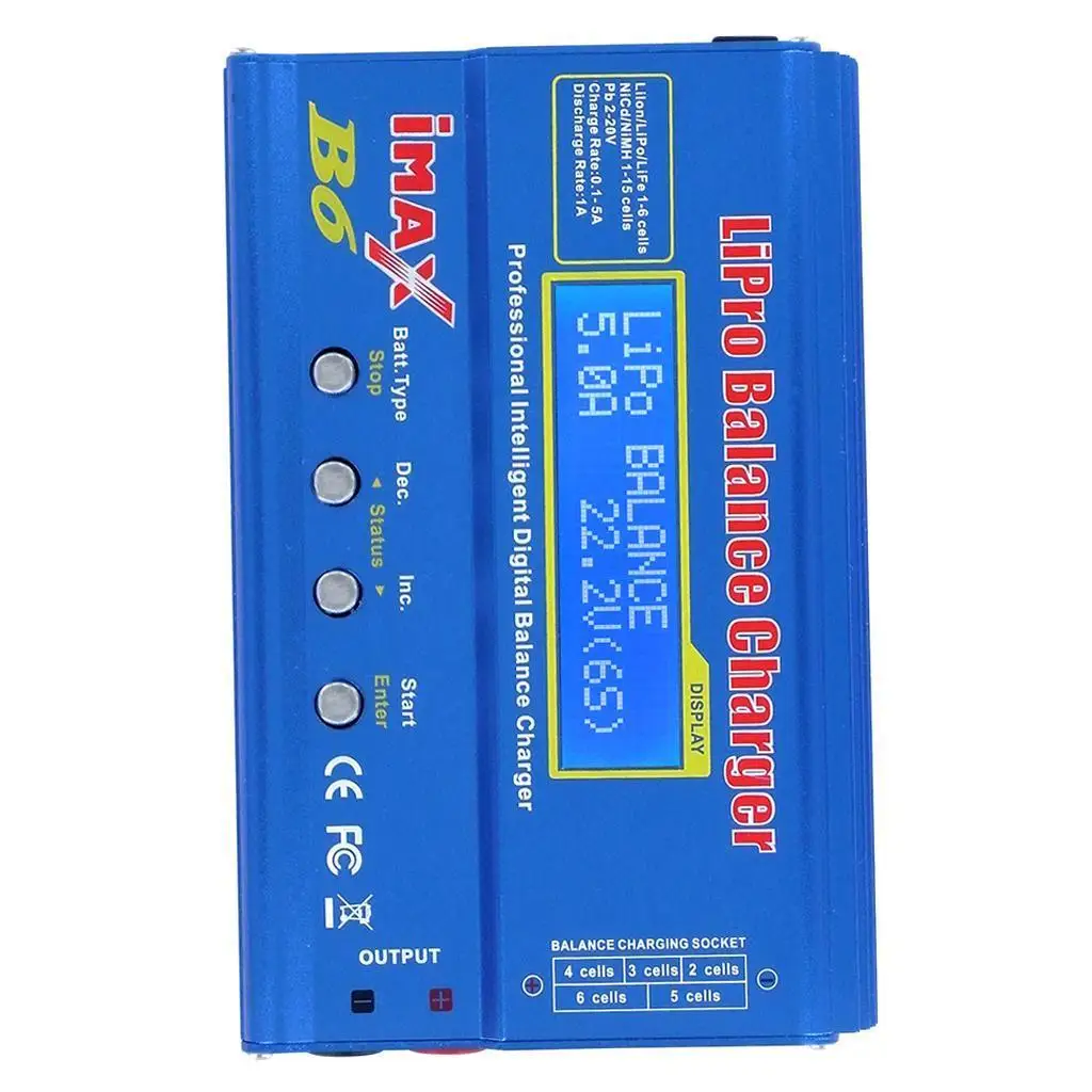 

B6 Mini Balance Charger/Dis charger для зарядки аккумулятора радиоуправляемого квадрокоптера