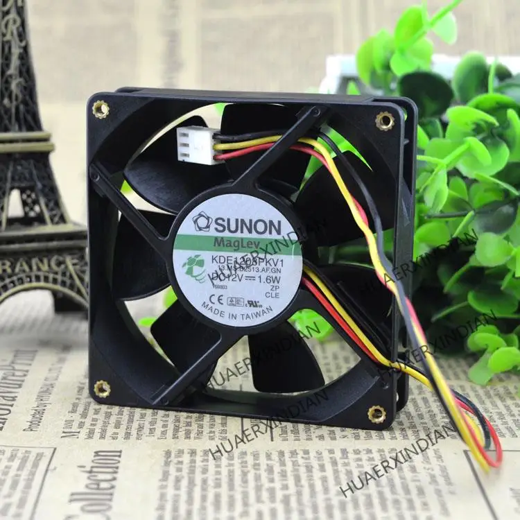 Новый/KDE1208PKV1 12 В 1,6 Вт 8 см 8020 3 комплект охлаждающих вентиляторов