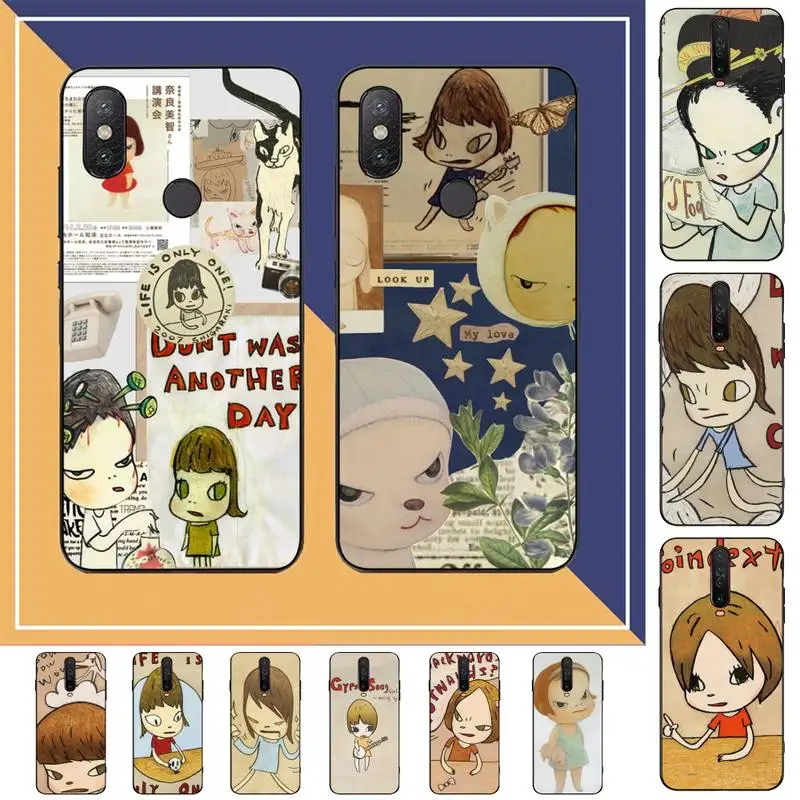 

Cartoon Yoshitomo Nara Phone Case for Redmi Note 8 7 9 4 6 pro max T X 5A 3 10 lite pro
