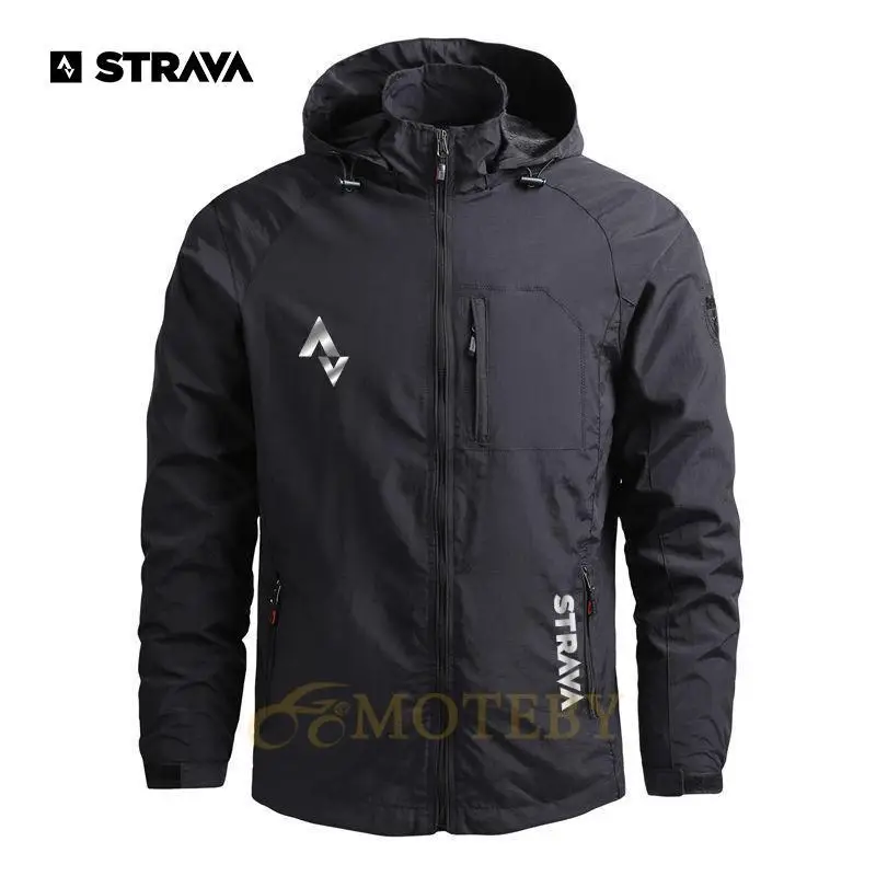 

Куртка мужская велосипедная с капюшоном, ветрозащитная, для езды на мотоцикле