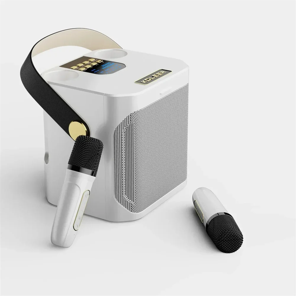 S882 Караоке-машина с двумя микрофонами Изменение голосовых функций Портативный