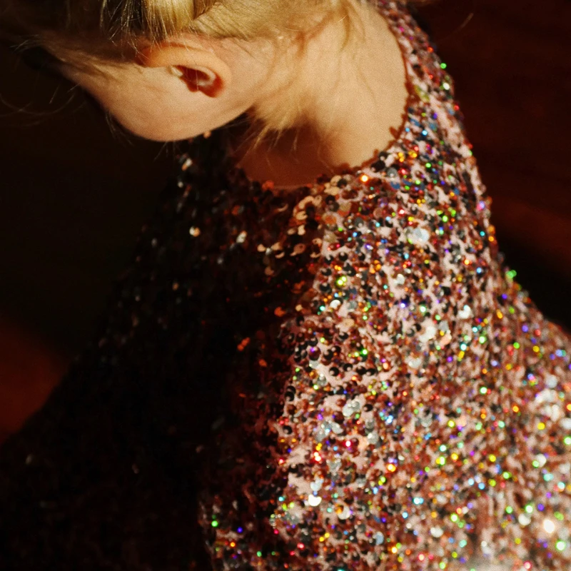 Платье для девочек KS абсолютно новая осенняя одежда маленьких модная