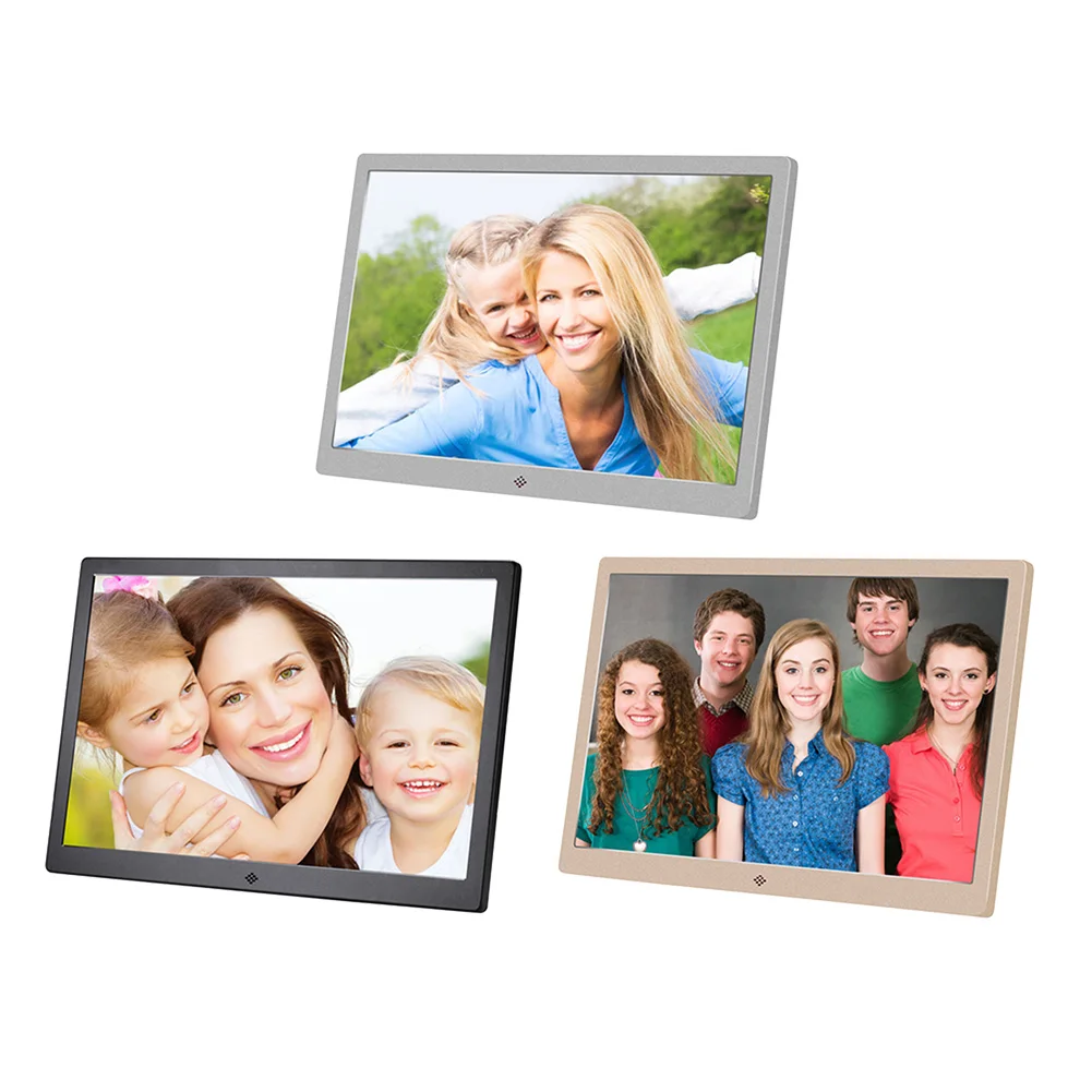 

15.4inch Screen LED Backlight HD 1280x800 Digital Photo Frame Electronic Album Picture Music Movie Full Function Good Gift