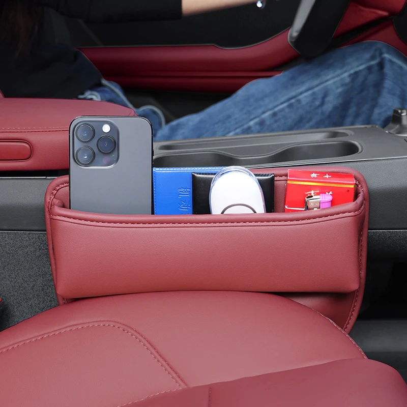 

Car Seat Crevice Storage Box Pocket For Toyota Camry 70 XV70 2018 2019 2020 2021 2022 2023 2024 Cup key Phone Holder Accessories