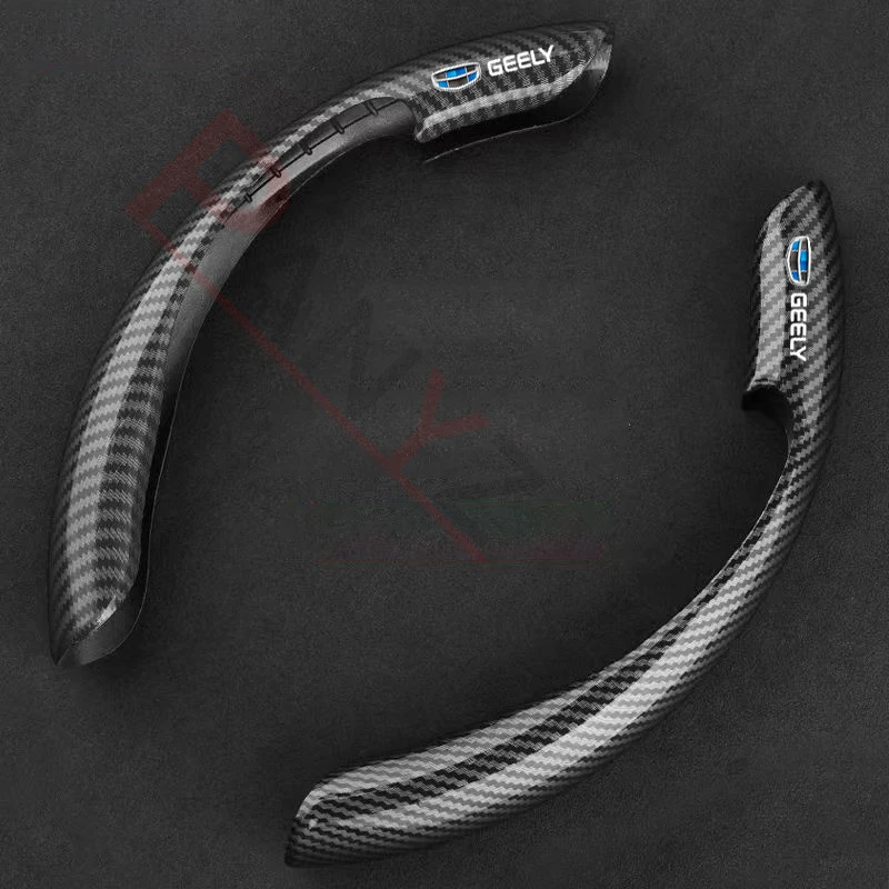 Автомобильный чехол на руль из черной замши для Geely Atlas Emgrand EC7 EC8 CK GS X7 GC6 GC9 Coolray, автомобильные аксессуары (art.: 3920cd8bab890) - 3920cd8bab890