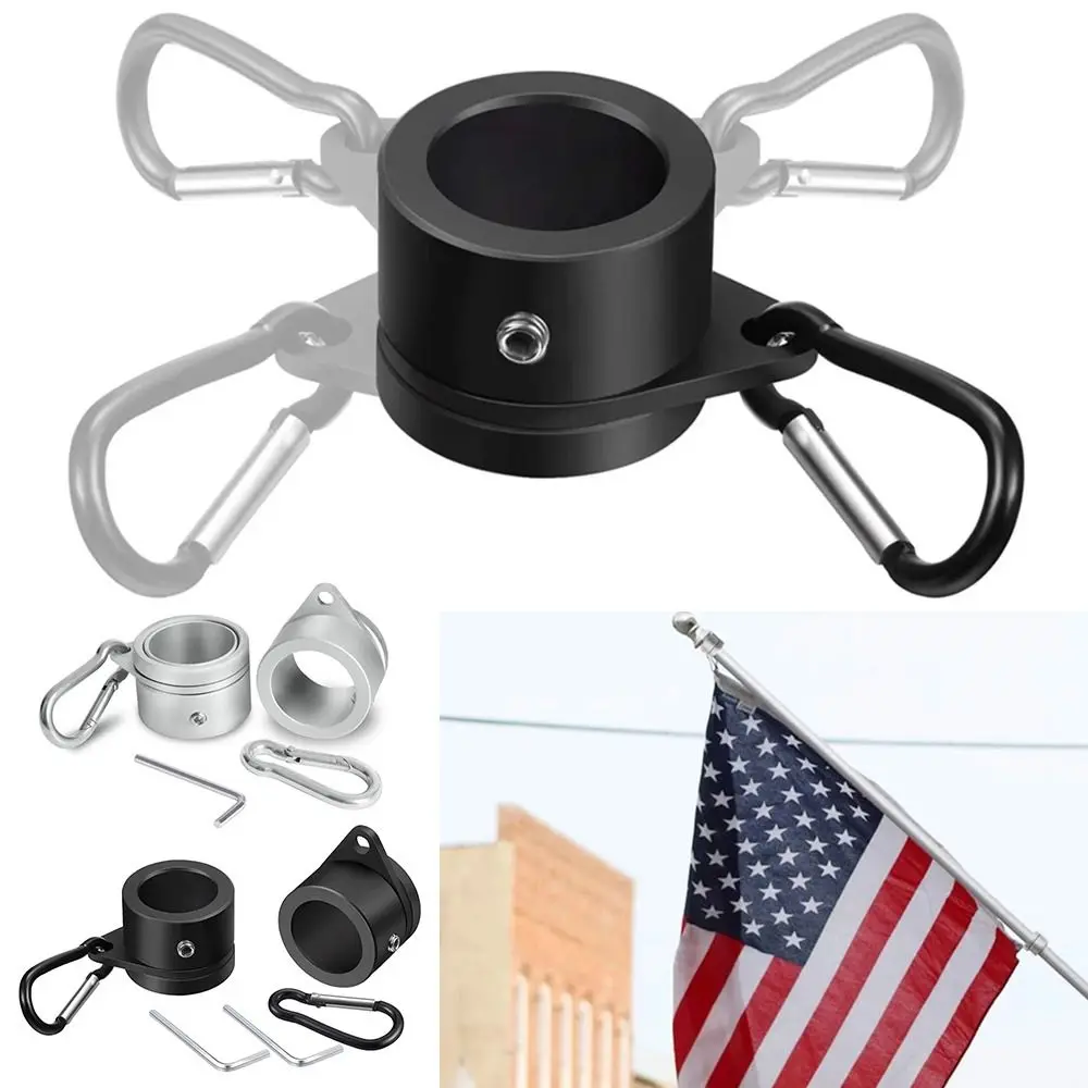 

with Carabiner Mounting Rings Kit Anti Wrap Flag Mounting Ring Flagpole Rings Flag Pole Rings Flagpole Rotating Rings