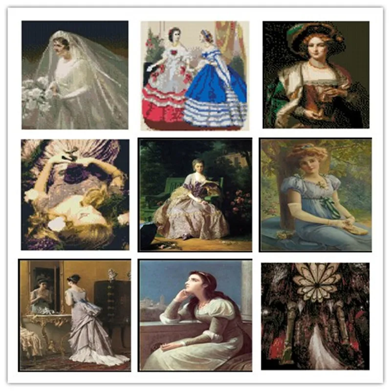 

5D DIY Aristocratic Women Full Diamond Diamond Painting Embroidery Rhinestone Craft Gift Cross Stitch Home Decor