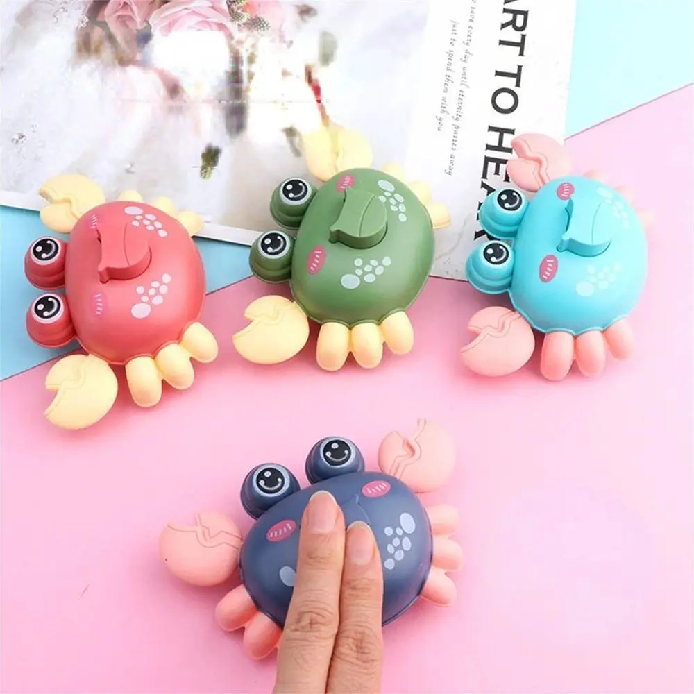 

Press Crawling Crab Clockwork Toys For Baby Cute Cartoon Classic Wind Up Crab Toys Funny Pull Back Animal Bath Toys For Children