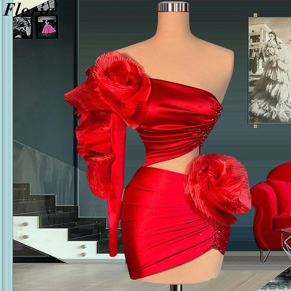 

Sexy Red Special Celebrity Dresses Mini Mermaid Red Carpet Runway Dresses For Women Coutures Gowns Prom Dress Vestidos De Mujer