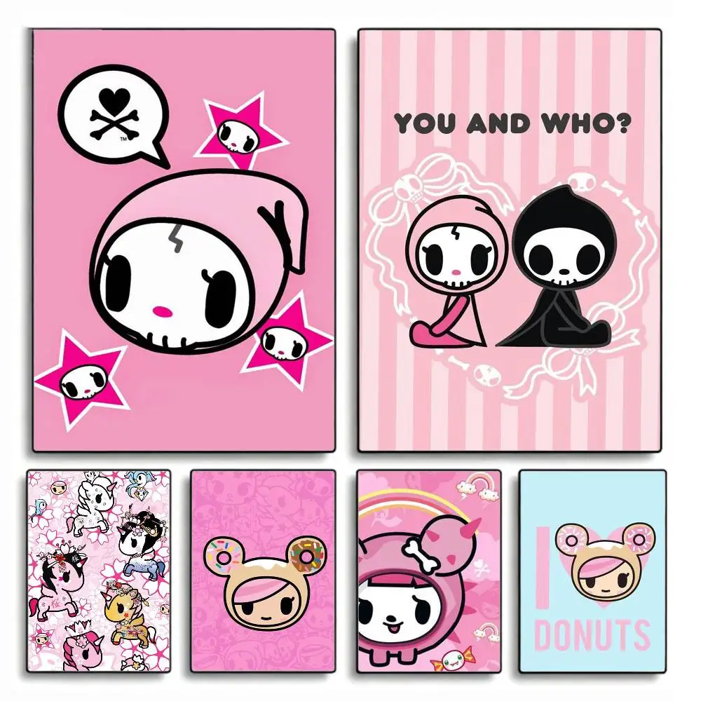 Фото Постер B-Beautiful T-Tokidoki-S HD, самоклеящийся, водонепроницаемый, для декора стен, идеально подходит для дома, офиса, общежития, в подарок №1
