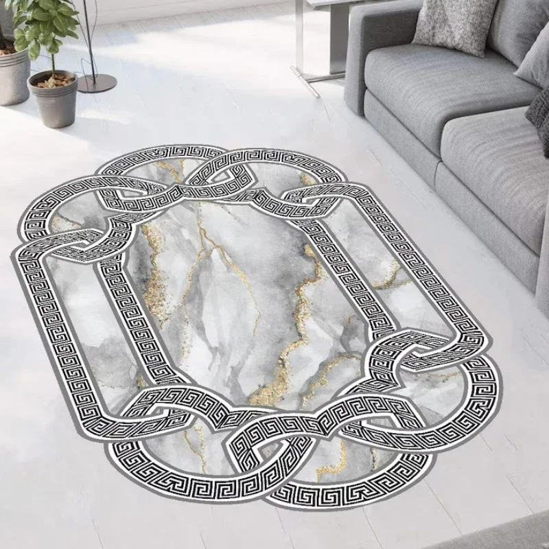 Светильник роскошный Ковер для гостиной с мраморным рисунком прикроватный