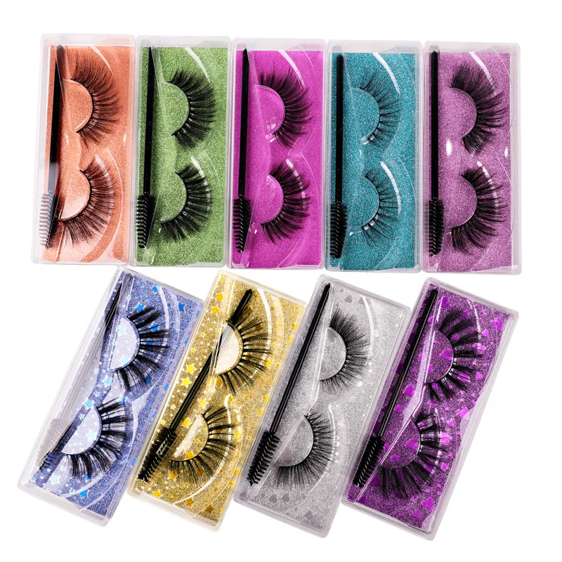 

Wholesale Items Lashes Eye Bulk Lots 4/10/50/100 PCS Natural Long False Eyelashes Fluffy Wispy Faux 3D Mink Lashes Soft Handmade