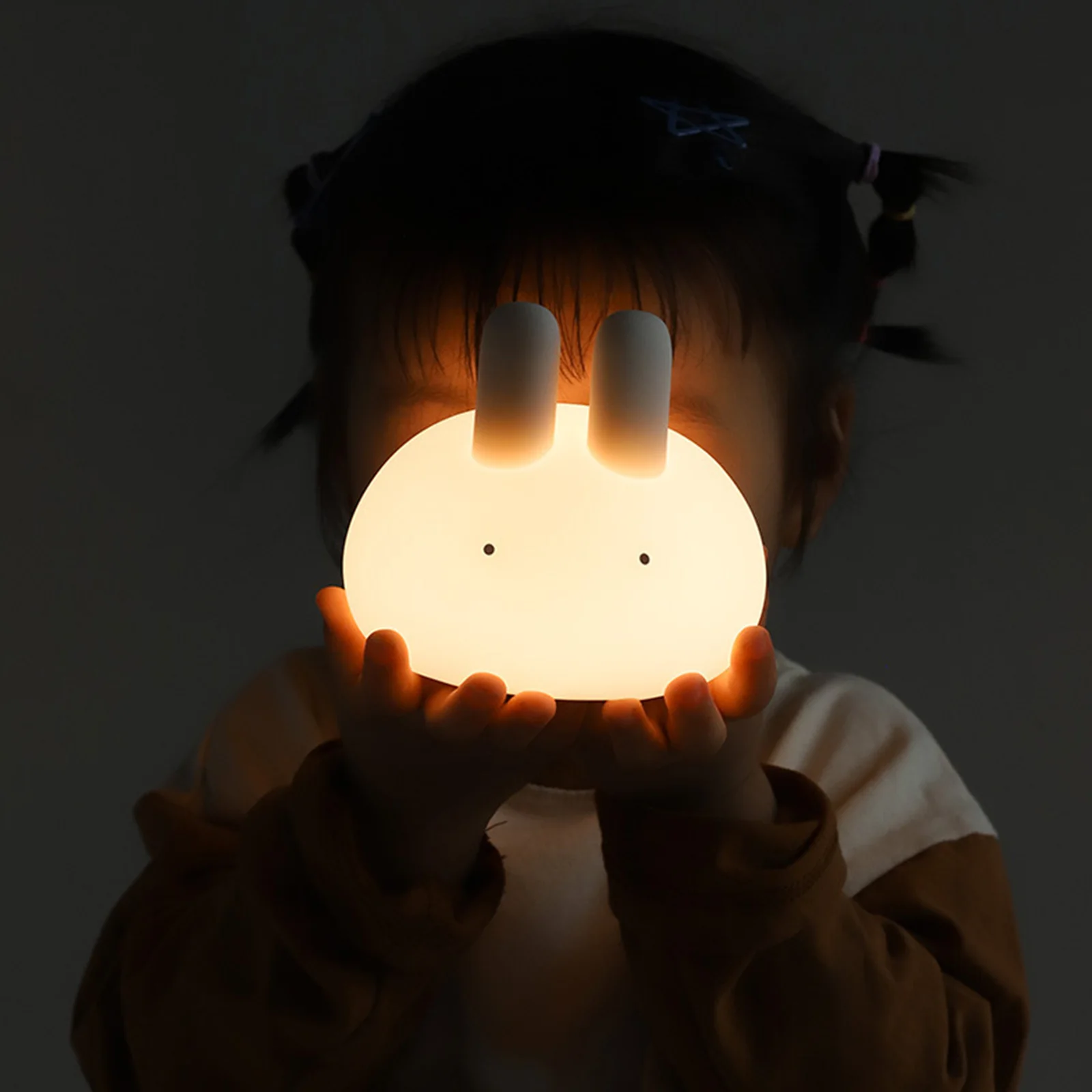 

Bunny Baby Sleep Lights 1200mAh Silicone Table Lights Mini Cartoon Lightings Ornaments Gifts for Kids Holiday Party Supplies