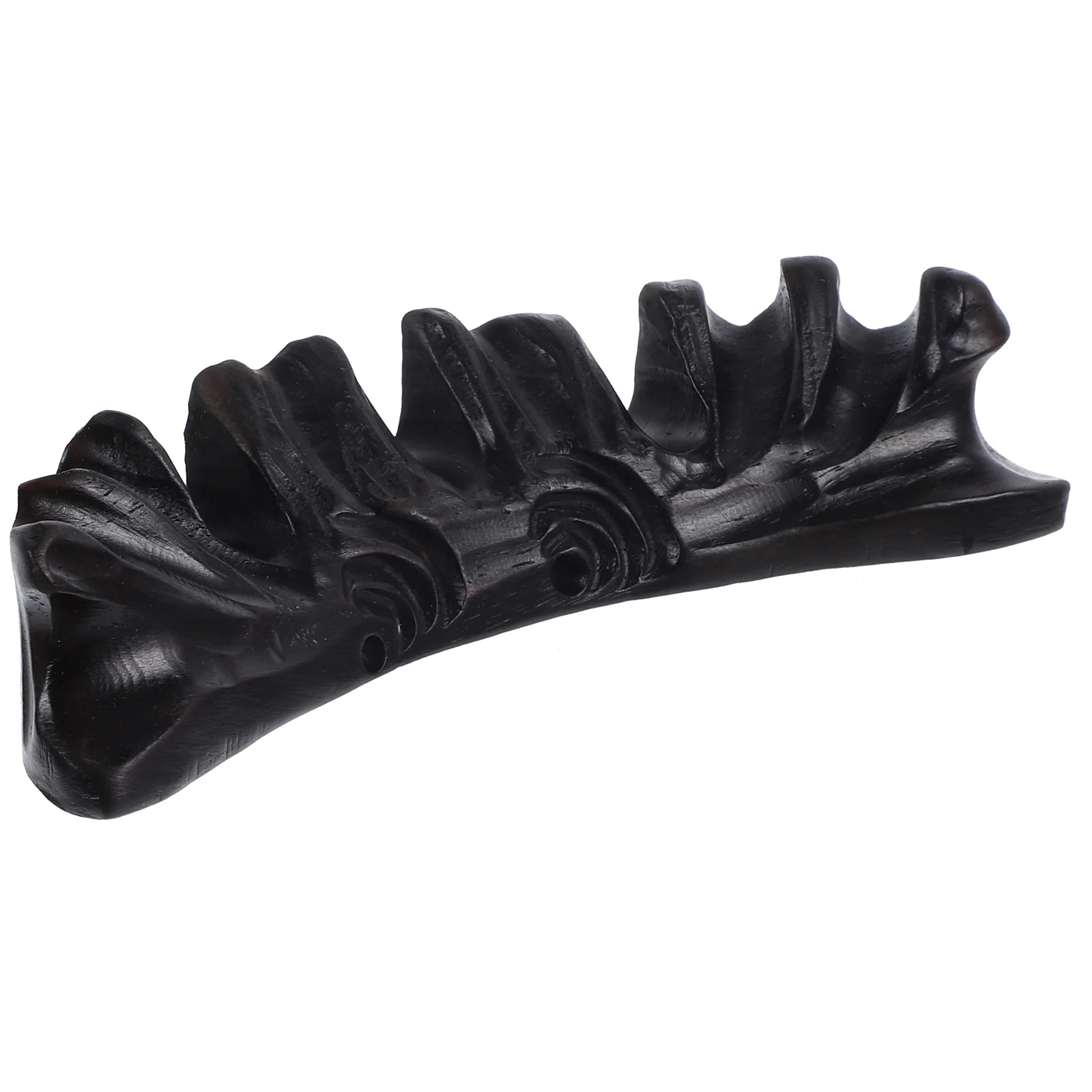 

Brush Holder Pen Rack Ebony Shelf Wood Paperweight Paint Solid Paintbrushes Stationery Supply Ceramics Root