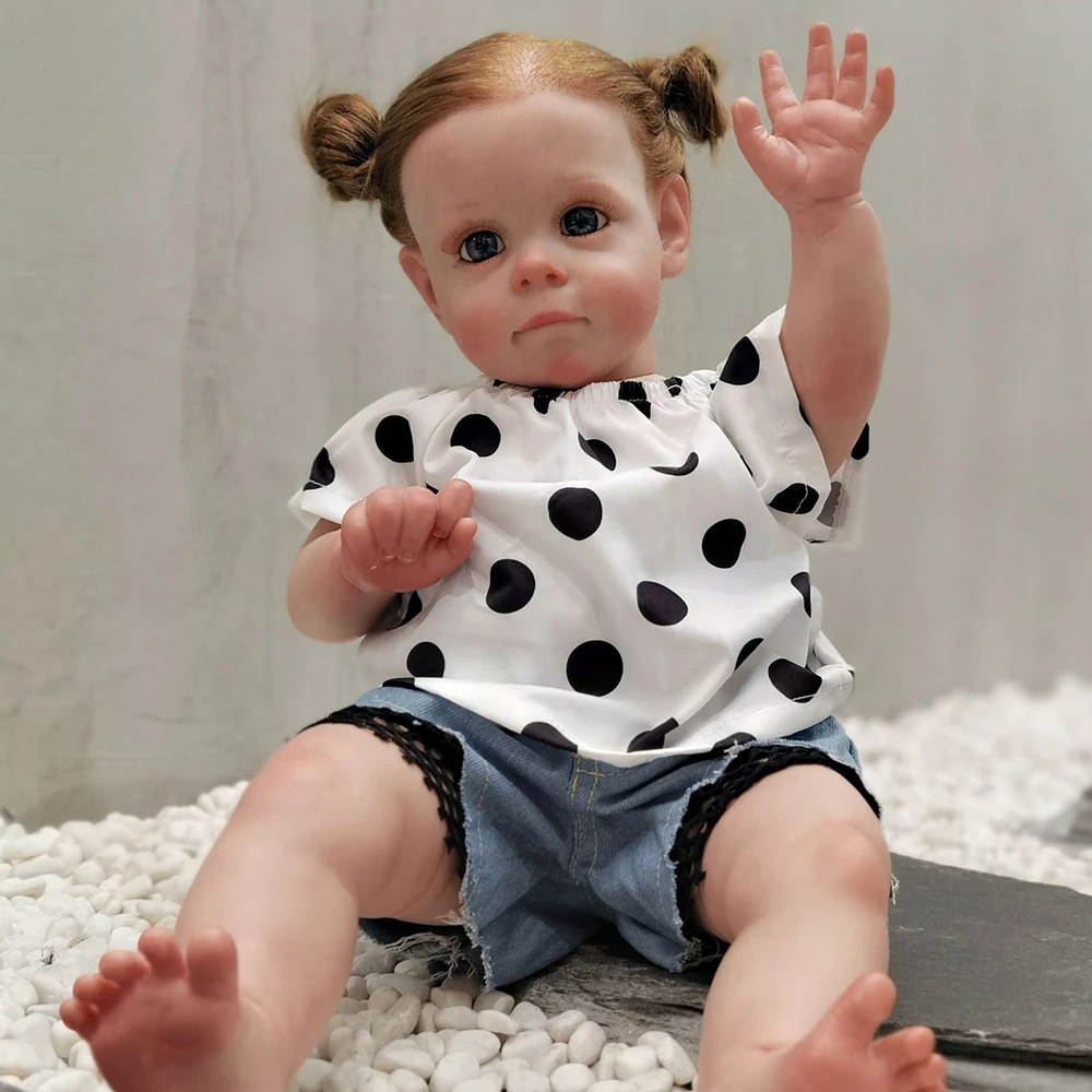 

OtardDolls, Мэгги, малыш, девочка Реборн, 55 см, мягкие силиконовые виниловые куклы реборн с корнями волос, реалистичные настоящие куклы реборн