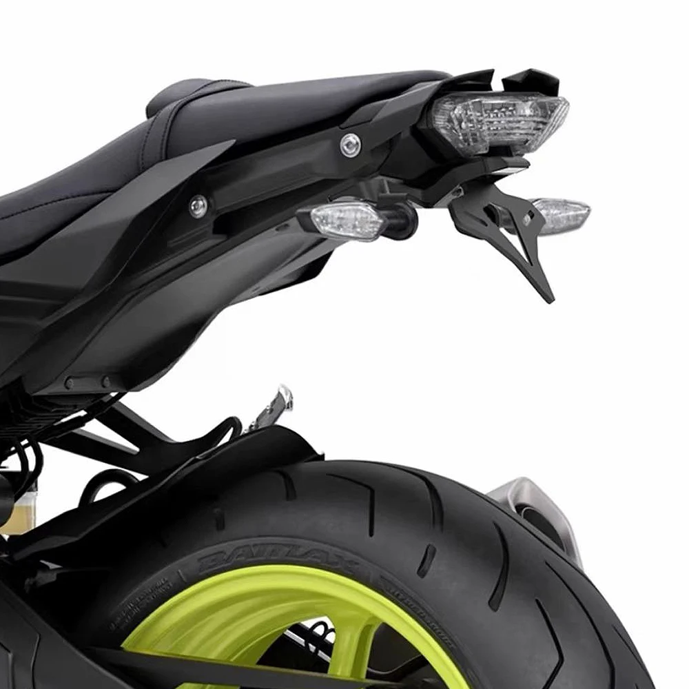 For Motorcycle Accessories Rear Short Tail License Plate Frame With LED Light Holder zx6r ZX-6R ZX6R 2024