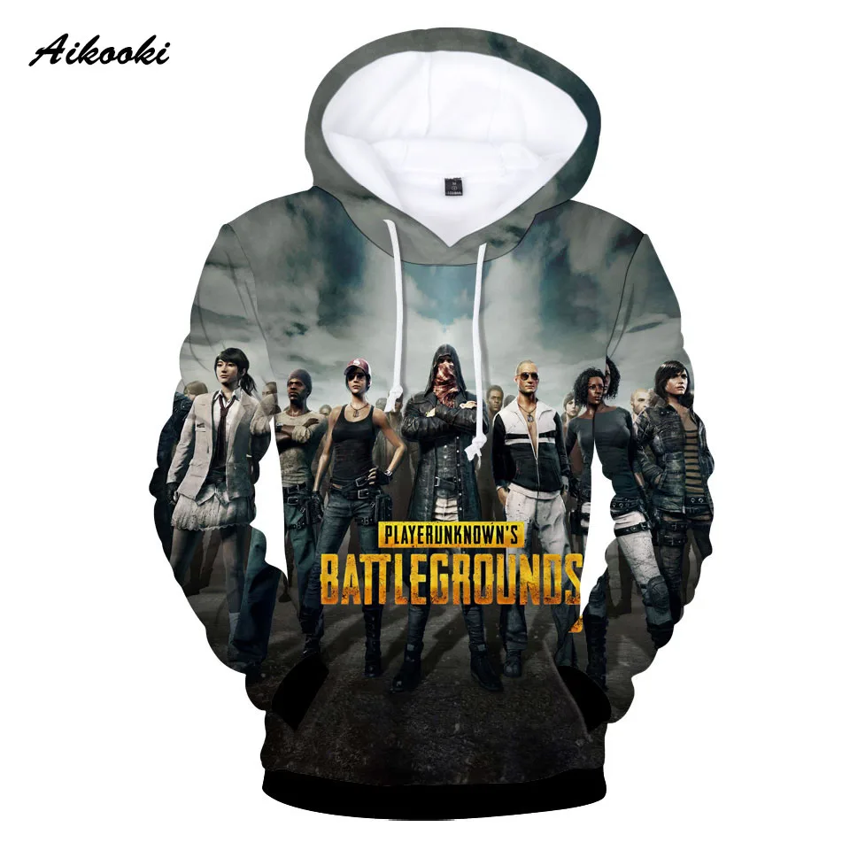

Aikook PUBG Handsome Men 3d Hoodies Sweatshirts Fashion Pullover Winter Autumn Pop Man Hoodies 3d Pop Street Wear Cotton Hoodies