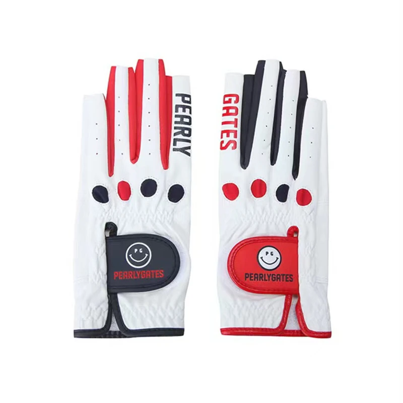 

22 Summer New Golf Gloves Ladies Non-slip Leather Gloves Breathable and Wear-resistant Hands Exposed Nails