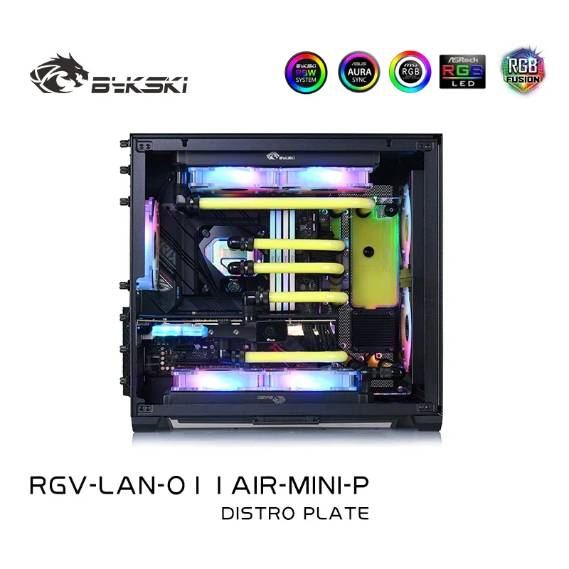 Размерная пластина Bykski RGV-LAN-O11AIR-MINI-P для корпуса компьютера LIANLI O11 AIR MINI