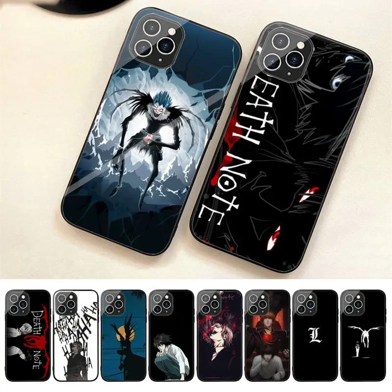 

Anime Manga Death Note Ryuk Phone Case For Iphone 7 8 Plus X Xr Xs 11 12 13 14 Se2020 Mini Promax Tempered Glass Fundas