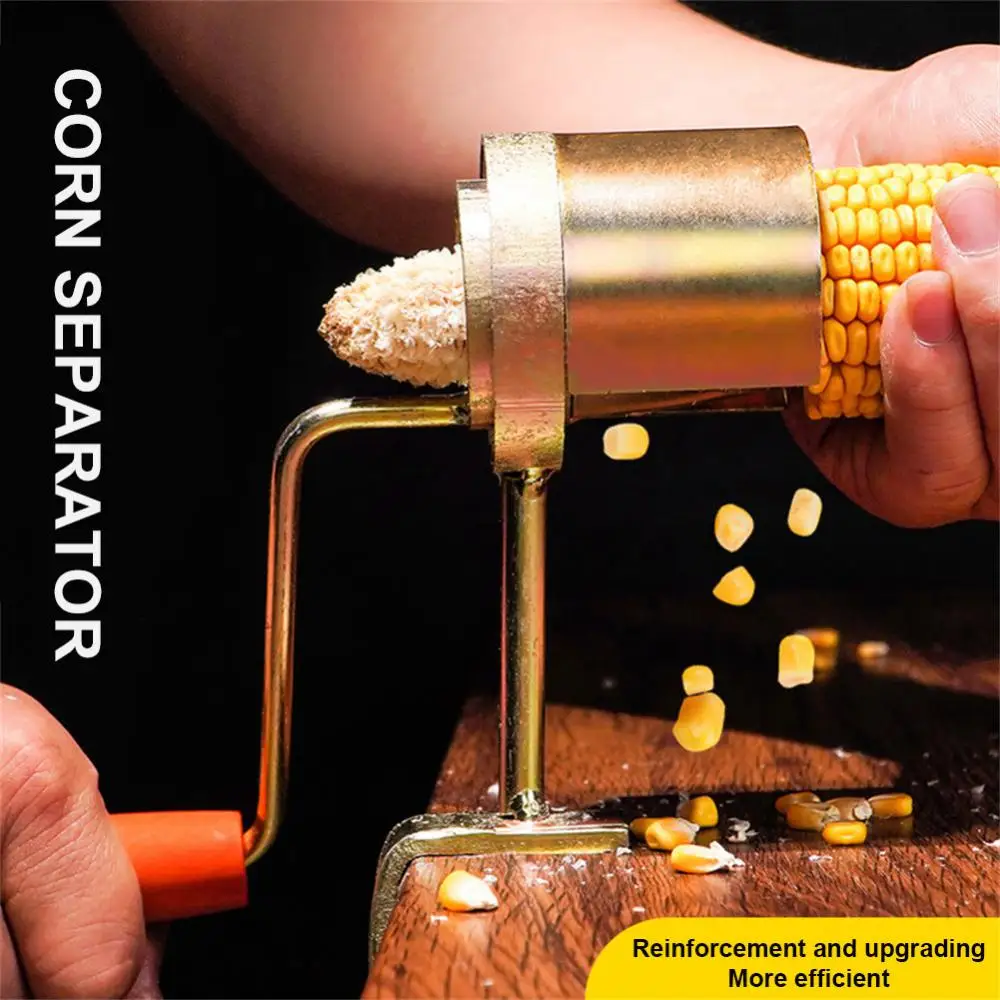 Pelador de maíz para el hogar, trilladora de maíz, desgranadora de maíz de cocina, removedor de manivela manual, trilladora de maíz de hierro