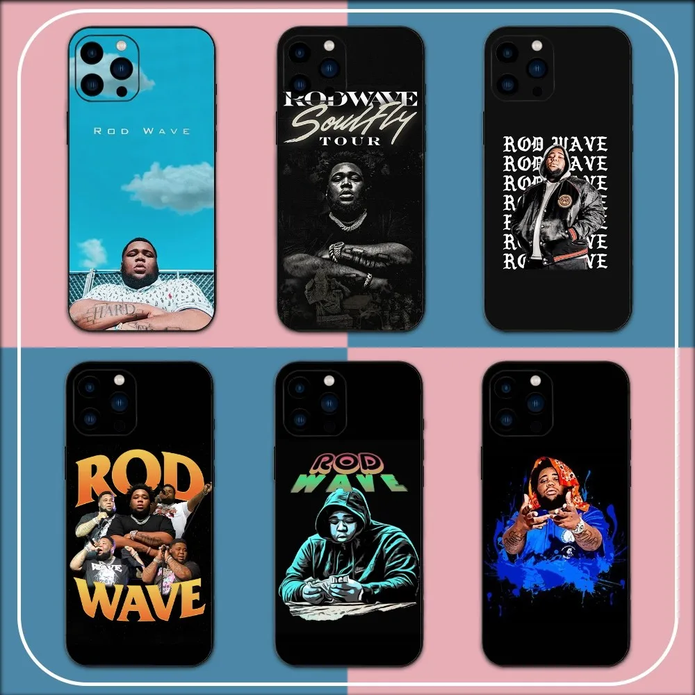 Чехол для телефона Rapper R-Rod W-Wave iPhone 15 14 13 12 11 Pro Max mini XS XR X 8 Plus SE черный чехол